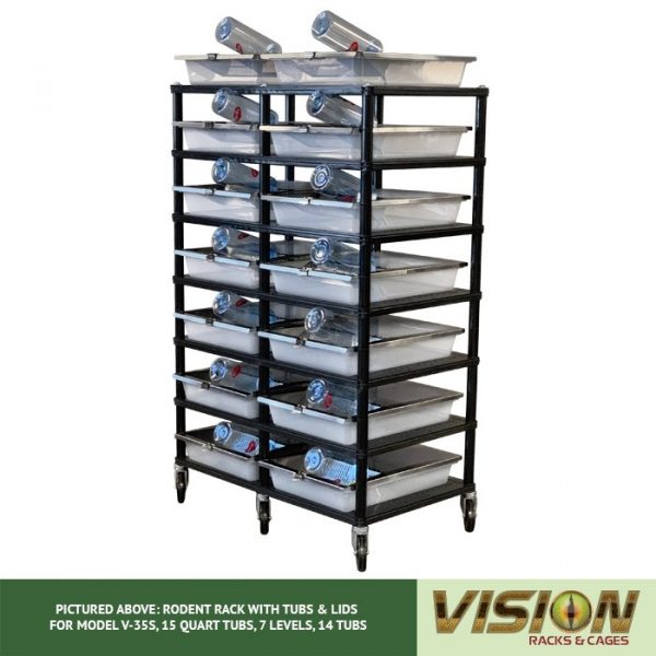 Vision Products 7 Level V-35S Mouse Breeding Rack