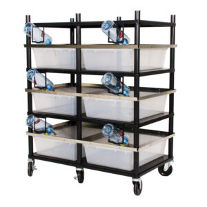 Vision Products 3 level rodent breeding rack for V-35 tubs