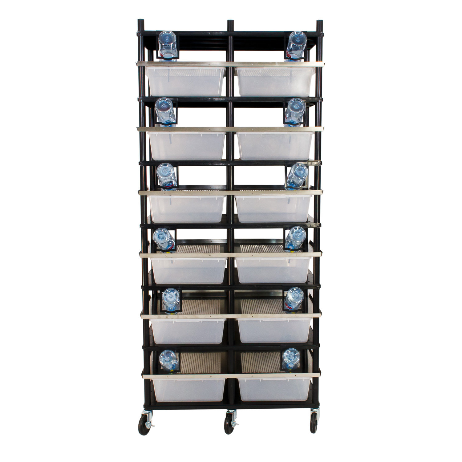 Vision Products 6 level rodent breeding rack for V-35 tubs - front