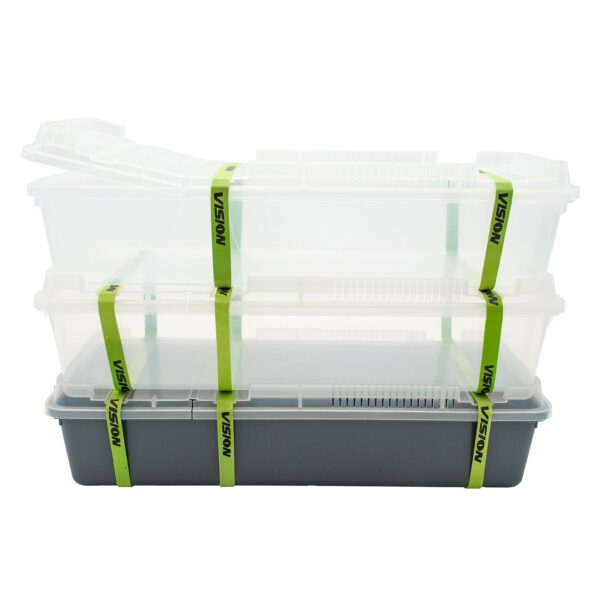 Vision Products V18 Reptile Lids Make the V18 Tubs Stackable (tubs sold separately)