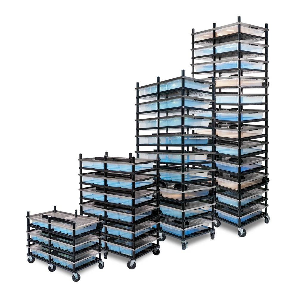 Vision Slotted Stainless Steel Reptile Versa-Rack - Low Profile Lighting for V35S, V18 and V15 Tubs