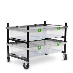 Vision Rodent Versa Rack Double Wide V-35 1 Sections Angle View