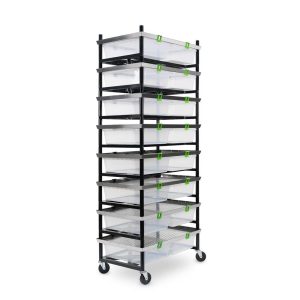 Vision Rodent Versa Rack Double Wide V-35 4 Sections Angle View