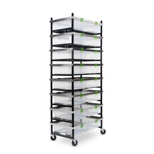 Vision Rodent Versa Rack Double Wide V-35 4 Sections Angle View