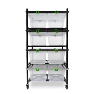 Vision Rodent Versa Rack Double Wide V-35-2X 2 Sections Front View