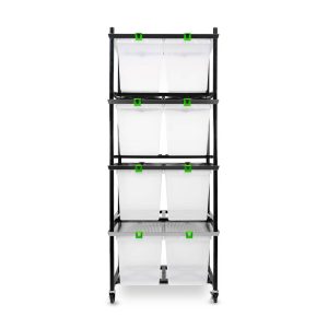 Vision Rodent Versa Rack Double Wide V-35-3X 4 Sections Front View