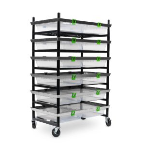 Vision Rodent Versa Rack Double Wide V-35-S 2 Sections Angle View