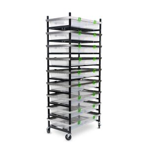 Vision Rodent Versa Rack Double Wide V-35-S 3 Sections Angle View