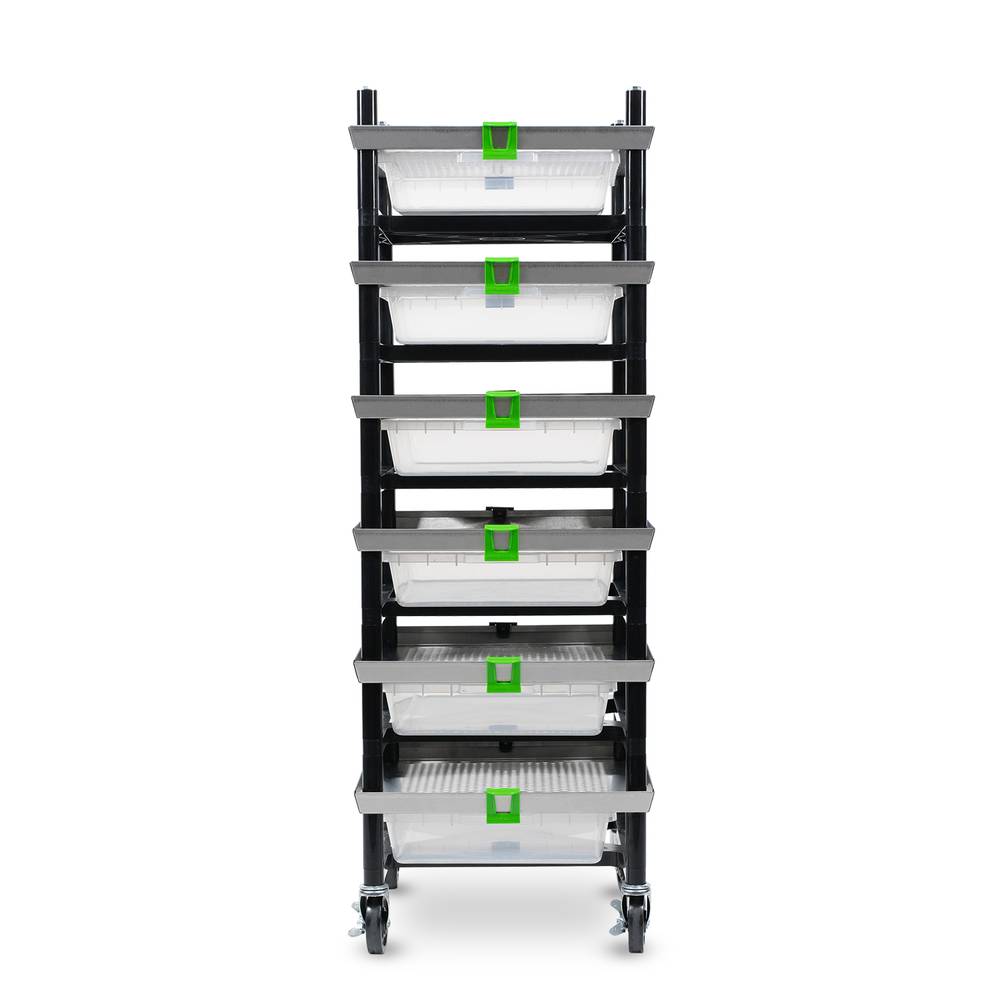 Vision Rodent Versa Rack Single Wide V-35-S 2 Sections Front View