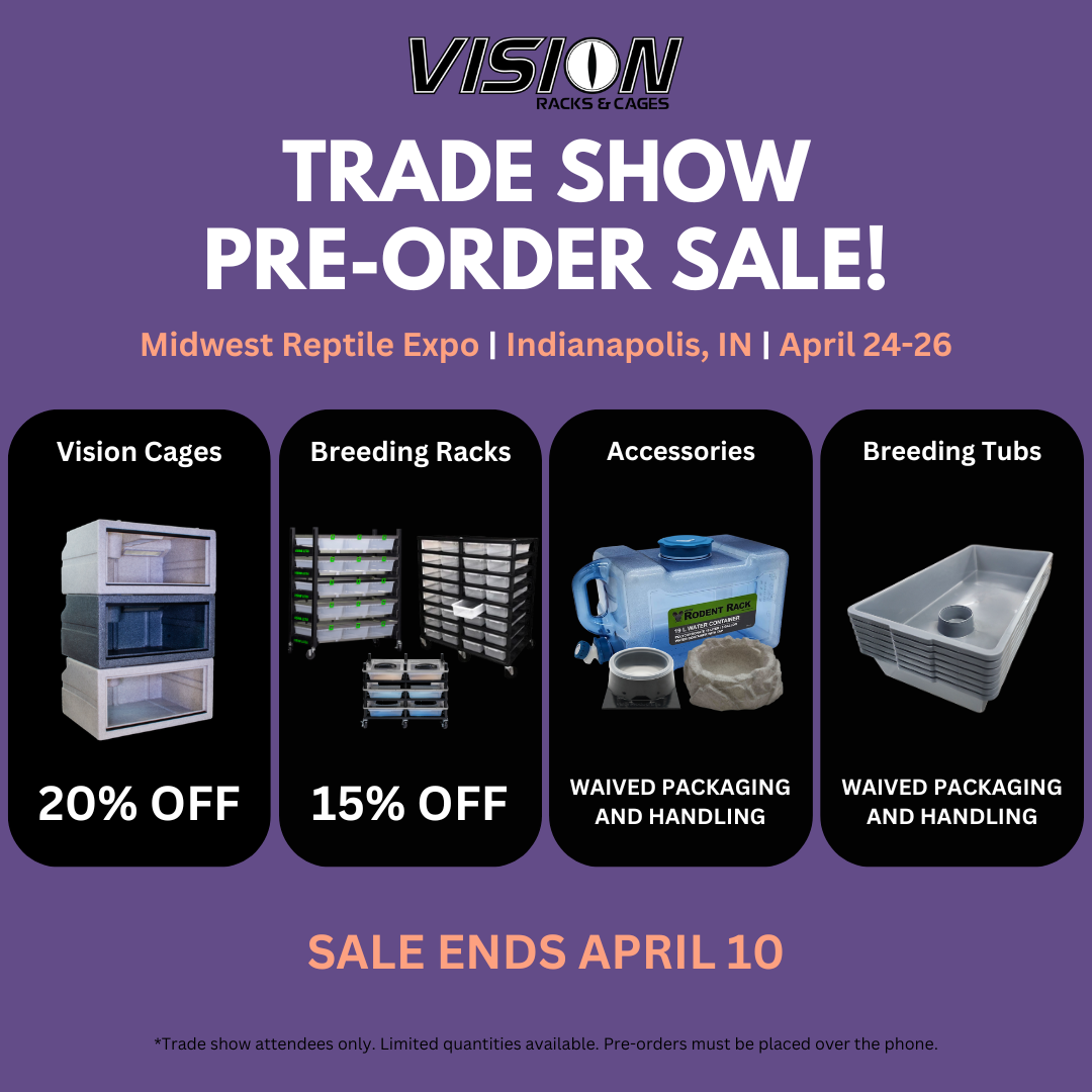 graphic for midwest reptile expo promotion