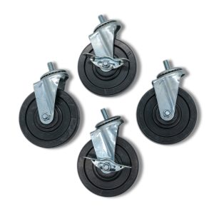Heavy Duty 265lb Rated Casters Set of 4