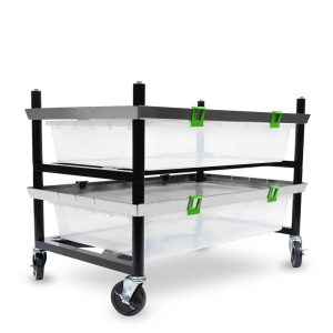 Vision Rodent Versa Rack Double Wide V-75 1 Sections Angle View