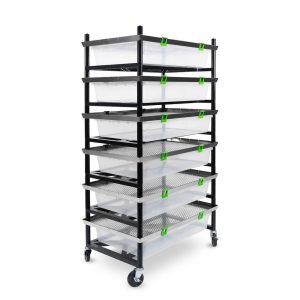 Vision Rodent Versa Rack Double Wide V-75 3 Sections Angle View