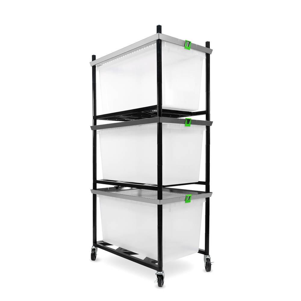 Rodent Versa Rack Side Access V-70-3X 3 Sections Angle View