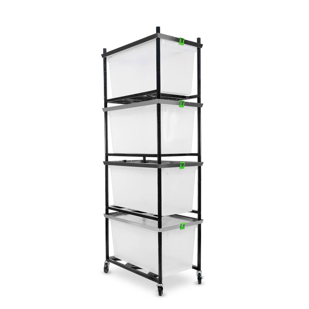 Rodent Versa Rack Side Access V-70-3X 4 Sections Angle View