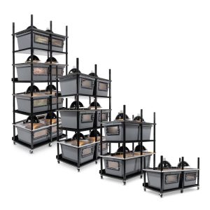 Vision Slotted Stainless Steel Reptile Versa-Rack - High Profile Lighting for V-35-2X and V-70-2X Tubs with Access Doors