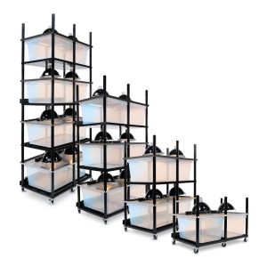 Vision Slotted Stainless Steel Reptile Versa-Rack - High Profile Lighting for V-35-2X and V-70-2X Tubs