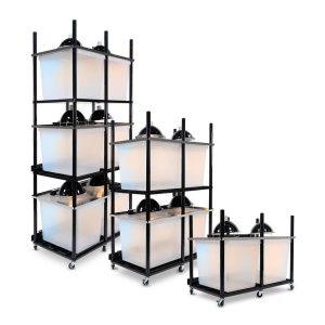 Vision Slotted Stainless Steel Reptile Versa-Rack - High Profile Lighting for V-35-3X and V-70-3X Tubs